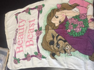 beach towel, belle and the beast