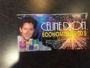 Celine Dion gift card
